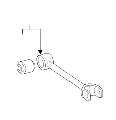 Brat suspensie roata TEKNOROT 81H2373K, Dreapta = Stanga, Spate