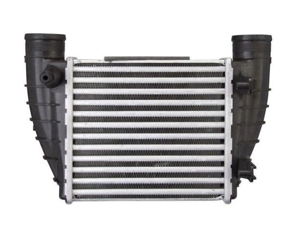 Intercooler Audi A4 (B7), 02.2007-06.2008, motor 2.0 TFSI, benzina, cu/fara AC, aluminiu brazat/plastic, 202x185x62 mm, intercooler dreapta,