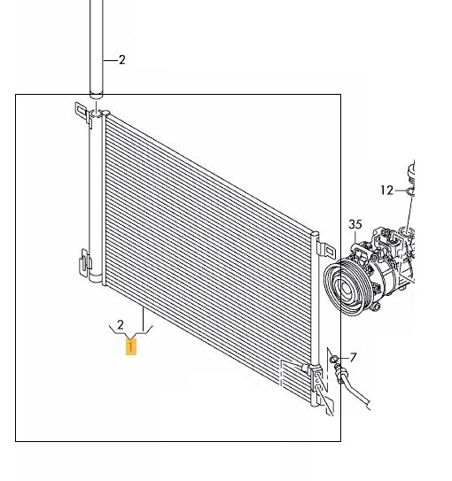 Condensator climatizare , , 13K1K8C2