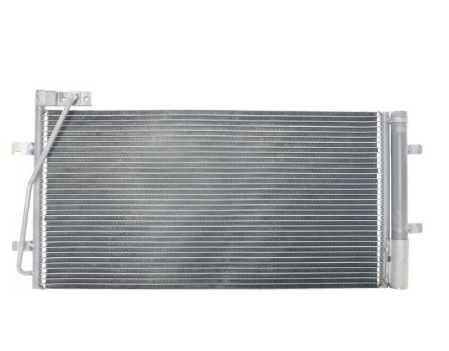 Condensator climatizare Audi Q3 (8U), 06.2011-, motor 2.0 TFSI, 125 kw benzina, cv manuala/automata, full aluminiu brazat, 670 (630)x320x16 mm, cu uscator si filtru integrat