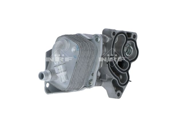 Radiator racire ulei motor, termoflot BMW Seria 1 E87/E88/E81/E82, 08.2004-2011, motor 1.6, 85/90 kw, 2.0, 95/105/110/115/125 kw, benzina, , 64x95x50 mm, cu carcasa filtru, din aluminiu