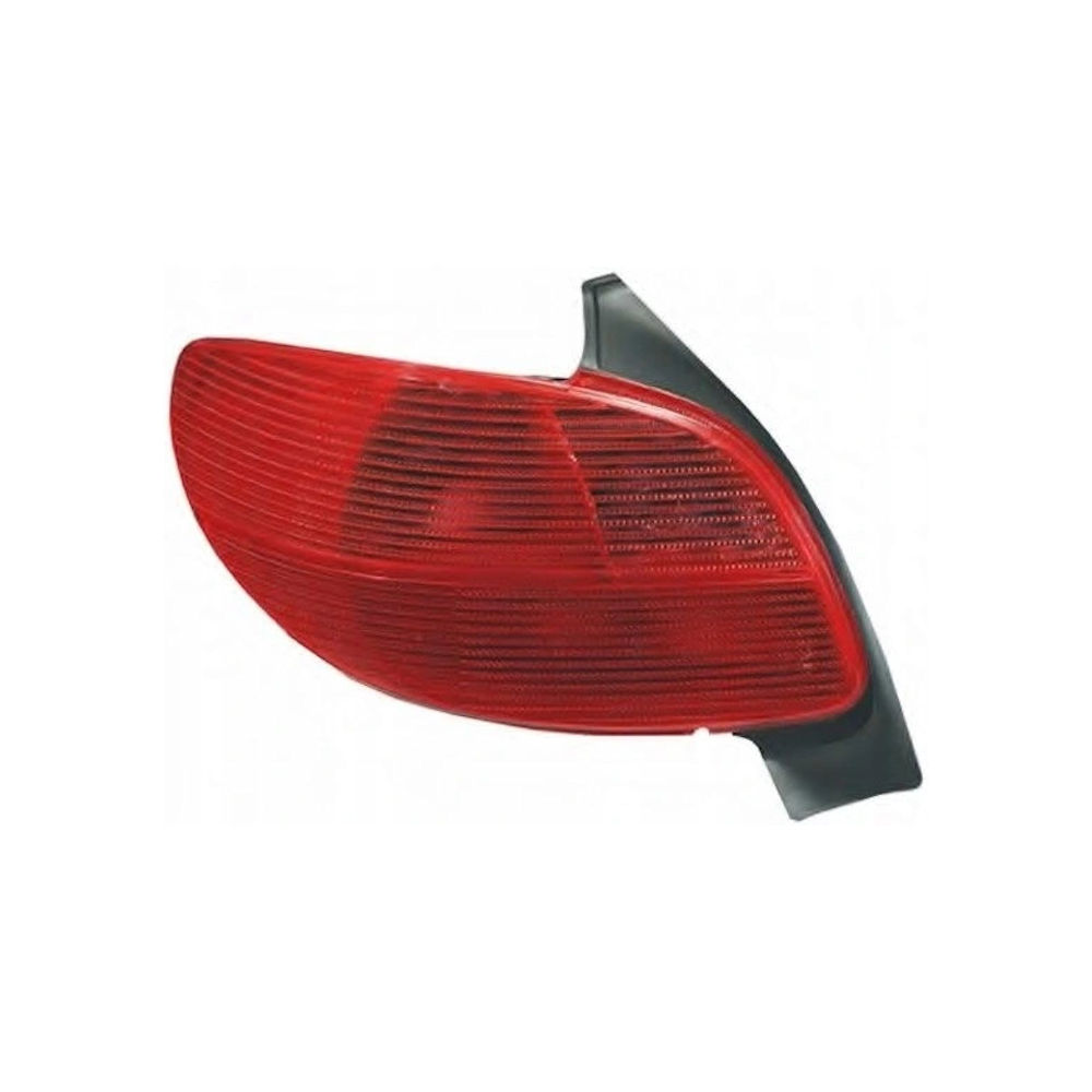 Stop spate lampa Peugeot 206 (2), 01.98-01.03 Hatchback, spate, omologare ECE, fara suport bec, 0025311701; 6350K4; 6350P1, Stanga