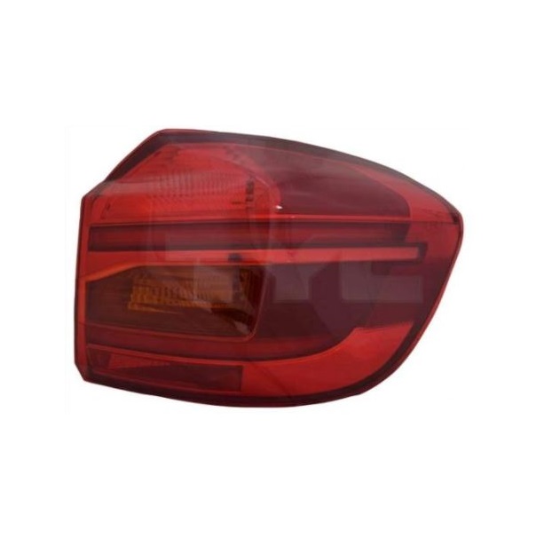 Stop, lampa spate BMW X3 (G01), 06.2017-11.2019, TYC, partea dreapta, fara inscriptia 'BMW'; exterior;tip bec H21W+LED+P21W; fara soclu bec;