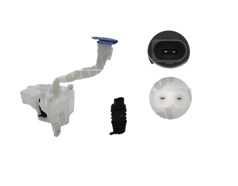 Rezervor spalator parbriz VW JETTA USA (A7), 05.2018-, Gat de umplere cu capac, Cu senzor nivel lichid, cu pompa spalator