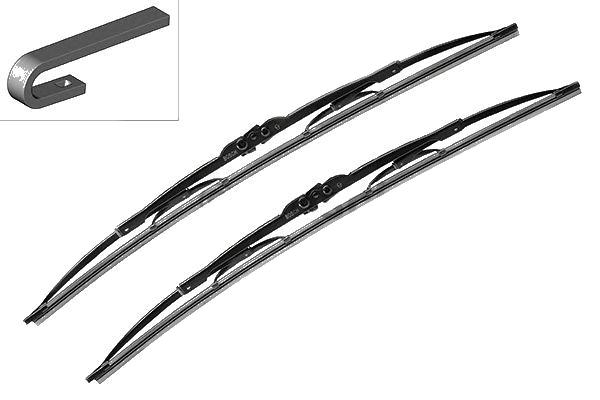 Set stergatoare parbriz BOSCH FORD KA, 2008-2010; Kia PICANTO, 2017-, Mazda 2, 2007-2014, MITSUBISHI COLT 2004-2008, Nissan NOTE (E11), 2006-2013, TIIDA, 2007-2010; Toyota URBAN CRUISER, 2009-, YARIS (XP90) Hatchback, 2006-2011, 600+340 mm