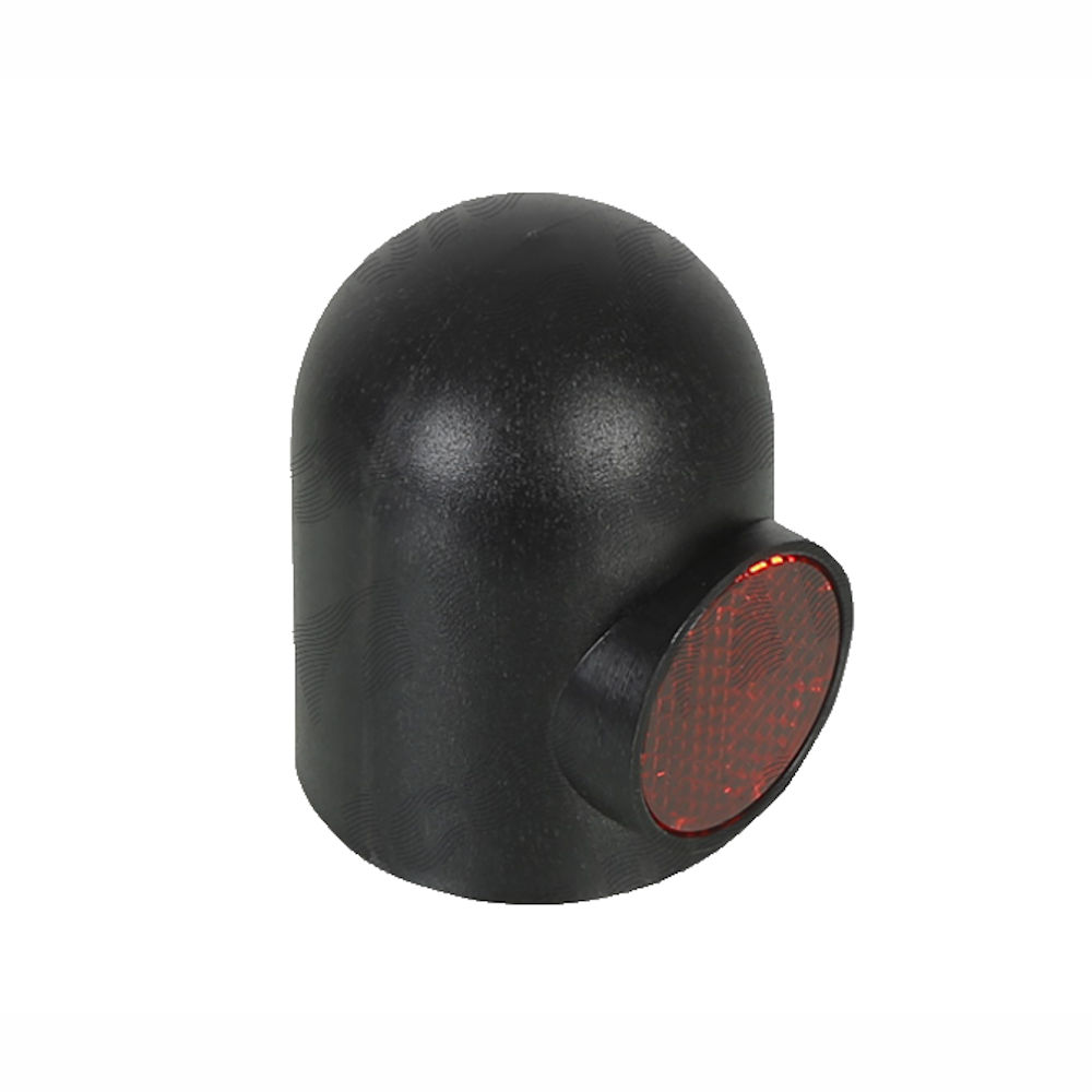 Capac sfera negru pentru carlig remorcare auto din plastic cu element reflectorizant
