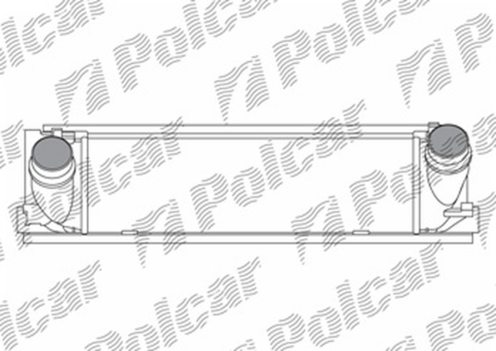 Intercooler BMW Seria 1 F20/F21, 08.2011-2019, Seria 2 F22/F23, 08.2011-, motor 2.0 d, diesel, cu/fara AC, aluminiu brazat/plastic, 495x134x98 mm, Valeo,