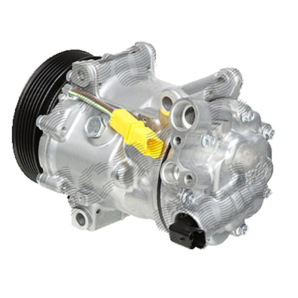 Compresor aer conditionat Citroen C5, 2000-2008, C5 (RD/TD), 2008-, motorizare 1.8/2.0, benzina si 1.6 HDI, diesel, rola curea 119 mm, 6 caneluri, tip Sanden: SD7C16