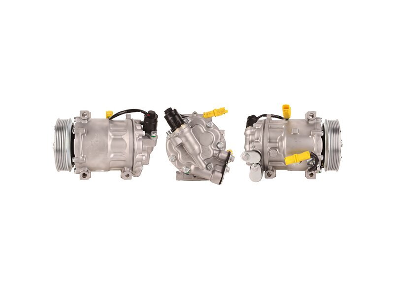 Compresor aer conditionat Citroen C5, 2000-2008, C5 (RD/TD), 2008-, motorizare 1.8/2.0, benzina si 1.6 HDI, diesel, rola curea 119 mm, 6 caneluri, tip Sanden: SD7C16