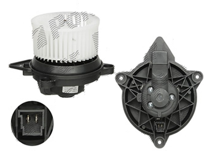 Ventilator habitaclu Chrysler Sebring, 2001-2007, motor 2.0, 2.4; 2.4 T, 2.7 V6, 3.0 V6, benzina, cu AC, cu 2 pini, diametru 147 mm,