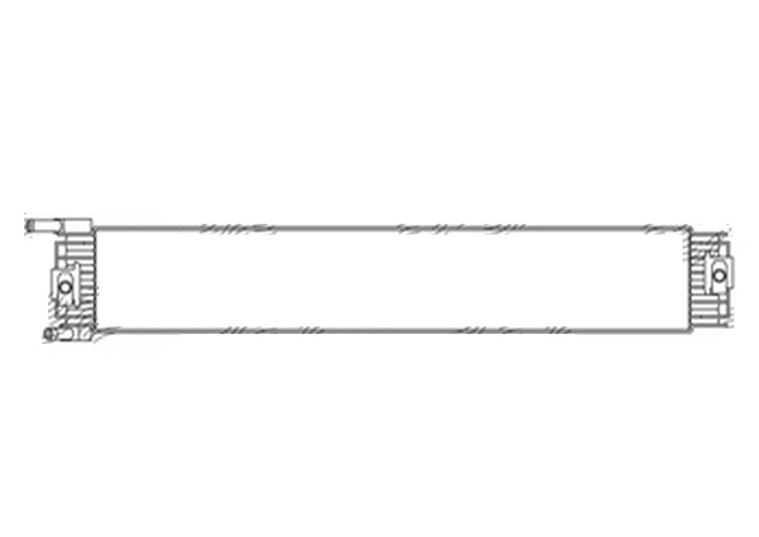 Radiator racire ulei motor, termoflot Chrysler PT Cruiser, 2003-2009, motor 2.4, 105 kw, benzina, cv automata, 584x87x23 mm, racitor transmisie, din aluminiu