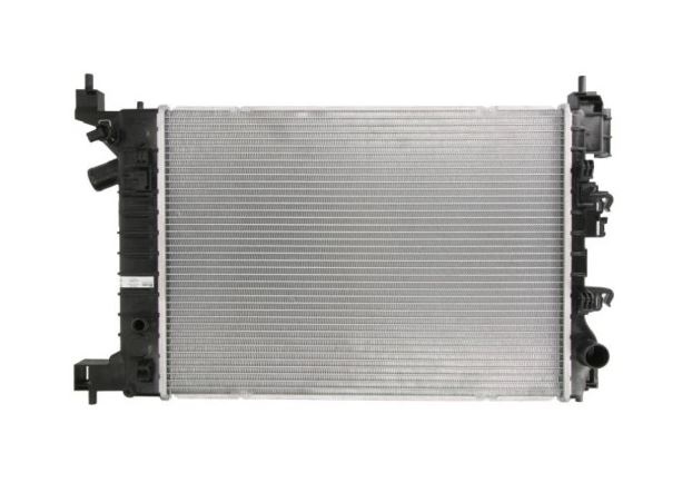 Radiator racire Chevrolet Aveo T300, 03.2011-2014, motor 1.2, 51/63 kw; 1.4, 74 kw, benzina, cutie manuala, cu/fara AC, 550x388x16 mm, aluminiu brazat/plastic,