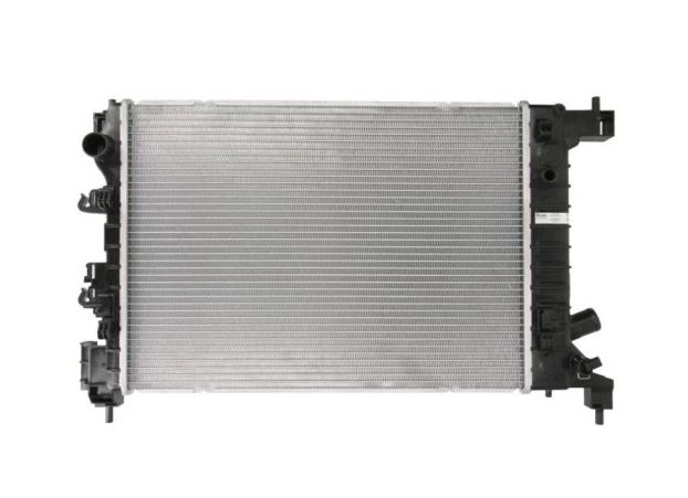 Radiator racire Chevrolet Aveo T300, 03.2011-2014, motor 1.2, 51/63 kw; 1.4, 74 kw, benzina, cutie manuala, cu/fara AC, 550x398x16 mm, Koyo, aluminiu brazat/plastic
