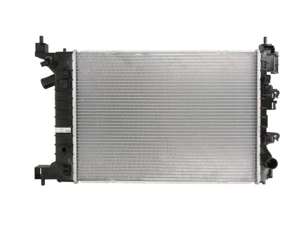 Radiator racire Chevrolet Aveo T300, 03.2011-2014, motor 1.2, 51/63 kw; 1.4, 74 kw, benzina, cutie manuala, cu/fara AC, 550x396x23 mm, aluminiu/plastic,