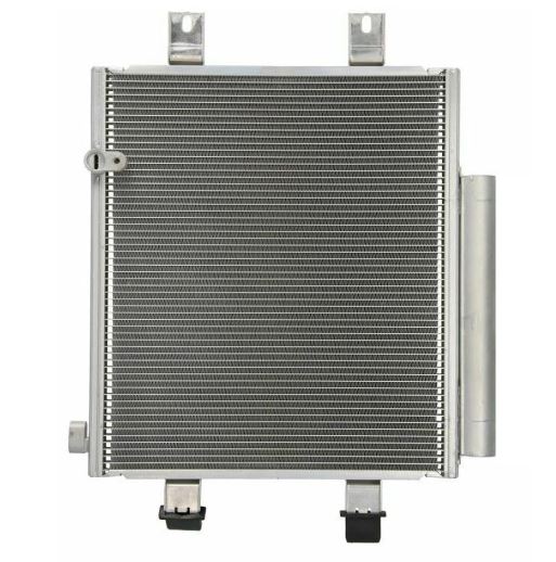 Condensator climatizare Daihatsu Cuore, 04.2007-, motor 1.0, 51 kw benzina, cutie automata/manuala, full aluminiu brazat, 345(317)x391(371)x16 mm, cu uscator si filtru integrat