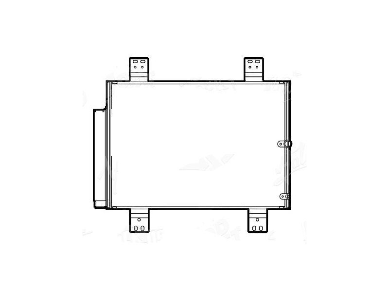 Condensator climatizare Daihatsu Terios, 11.2005-, motor 1.3, 63 kw ; 1.5, 77 kw benzina, cutie manuala, full aluminiu brazat, 525(485)x365(350)x16 mm, cu uscator si filtru integrat