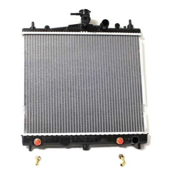 Radiator racire Nissan Micra, 01.2003-2010, motor 1.2, 59 kw; 1.4, 65 kw, benzina, cutie automata, cu/fara AC, 448x380x16 mm, aluminiu brazat/plastic,