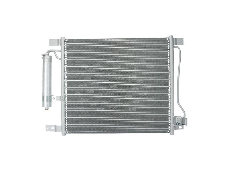 Condensator climatizare Nissan Juke (F15), 06.2010-, motor 1.6 T, 140 kw benzina, cutie CVT, full aluminiu brazat, 490(445)x410(395)x16 mm, cu uscator filtrat