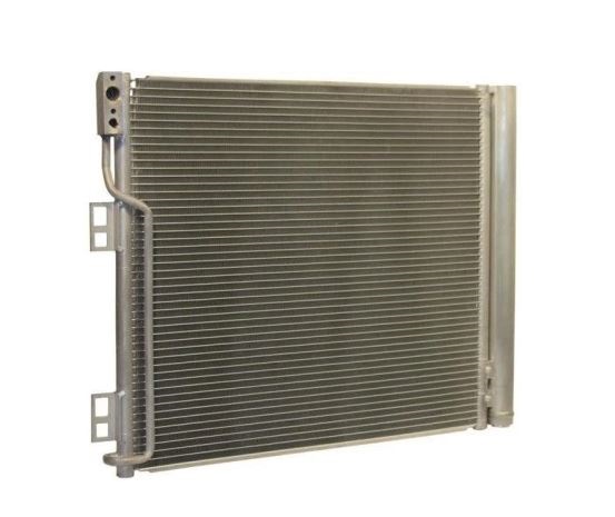 Condensator climatizare Nissan NV200, 02.2010-, motor 1.5 dci, 63 kw/65kw/81kw diesel, cutie manuala, full aluminiu brazat, 525(490)x448x16 mm, cu uscator si filtru integrat