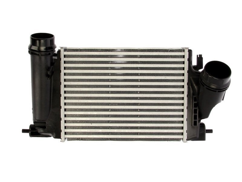 Intercooler Nissan Qashqai (J11), 02.2014-, X-Trail, 02.2014-, motor 1.6 dci 96kw, diesel, cu/fara AC, aluminiu brazat/plastic, 282x218x64 mm, Valeo,