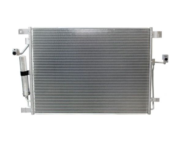 Condensator climatizare Nissan Navara/Frontier; Navara (D40), 09.2013-2016, motor 2.5 dci, 140 kw diesel, full aluminiu brazat, 695 (660)x500 (485)x12 mm, cu uscator filtrat