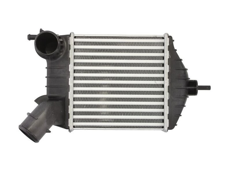 Intercooler Fiat Punto (188), 06.2003-10.2005, motor 1.9 JTD 74kw, diesel, cutie manuala, cu/fara AC, aluminiu brazat/plastic, 204x191x62 mm, OEM/OES,