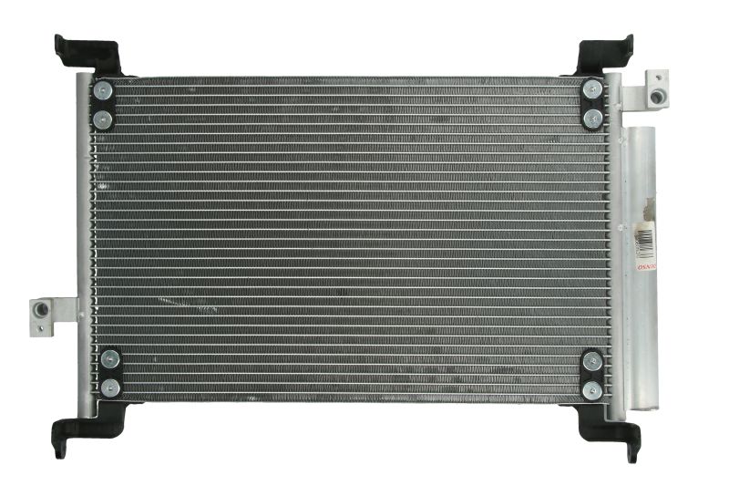 Condensator climatizare OEM/OES Fiat Multipla, 01.2005-06.2010, motor 1.9 mJTD, 88 kw; 1.9 JTD, 85 kw diesel, full aluminiu brazat, 575 (535)x340x16 mm, cu uscator si filtru integrat