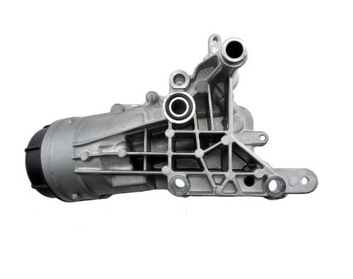 Radiator racire ulei motor, termoflot Alfa Romeo Giulietta (940), 04.2010-, motor 1.6 JTDm, 77 kw, Giulietta (940), 02.2015-, motor 1.6 JTDm, 88 kw, diesel, 141x71x43 mm, cu carcasa filtru, din aluminiu