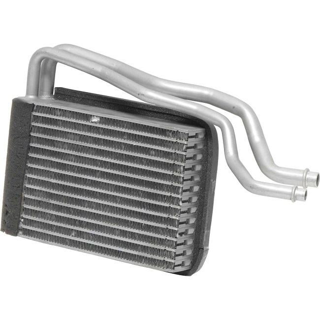 Evaporator aer conditionat Dodge Journey, 2007-2016 motor 2.4, 3.5 V6, 3.6 V6, benzina, full aluminiu brazat, 145x195x50 mm, iesire 11, 6 mm, intrare 14, 6 mm, din spate, tehnologie cu curgere paralela,