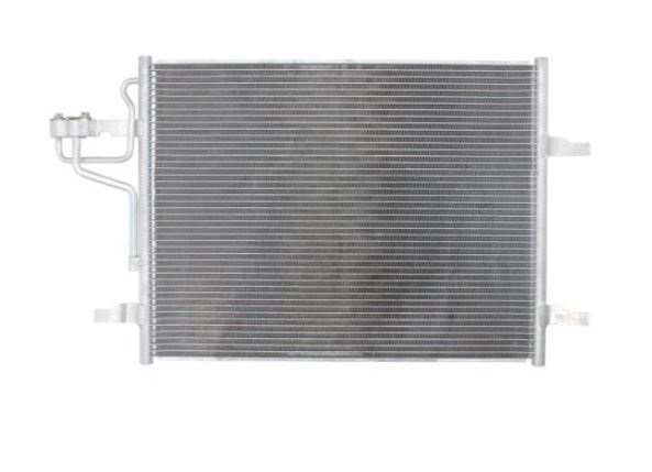 Condensator climatizare Ford Kuga, 03.2008-11.2012, motor 2.0 TDCI, 100 kw diesel, cutie manuala, full aluminiu brazat, 620(585)x470x16 mm, fara filtru uscator
