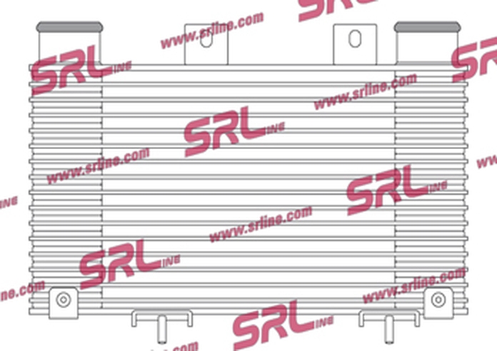Intercooler Mazda BT-50, 08.2006-11.2007, Ford Ranger (J97U), 06.2005-11.2007, motor 2.5 TDCI 105kw, 3.0 TDCI 115kw, diesel, cutie manuala, cu/fara AC, aluminiu brazat, 245x198x65 mm, SRLine,