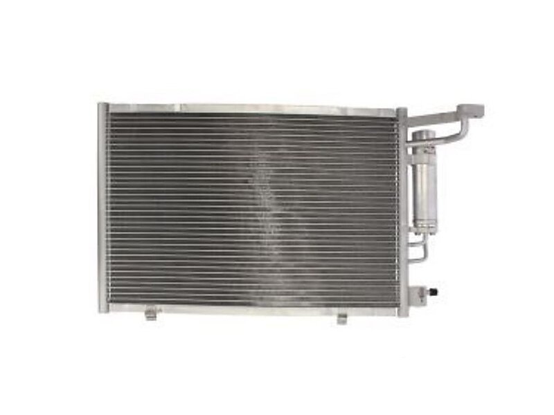 Condensator climatizare Ford B-MAX, 10.2012-02.2013, Fiesta (JA8), 10.2012-02.2013, motor 1.6, 77 kw benzina, cutie automata, full aluminiu brazat, 570(520)x382(352)x16 mm, cu uscator filtrat