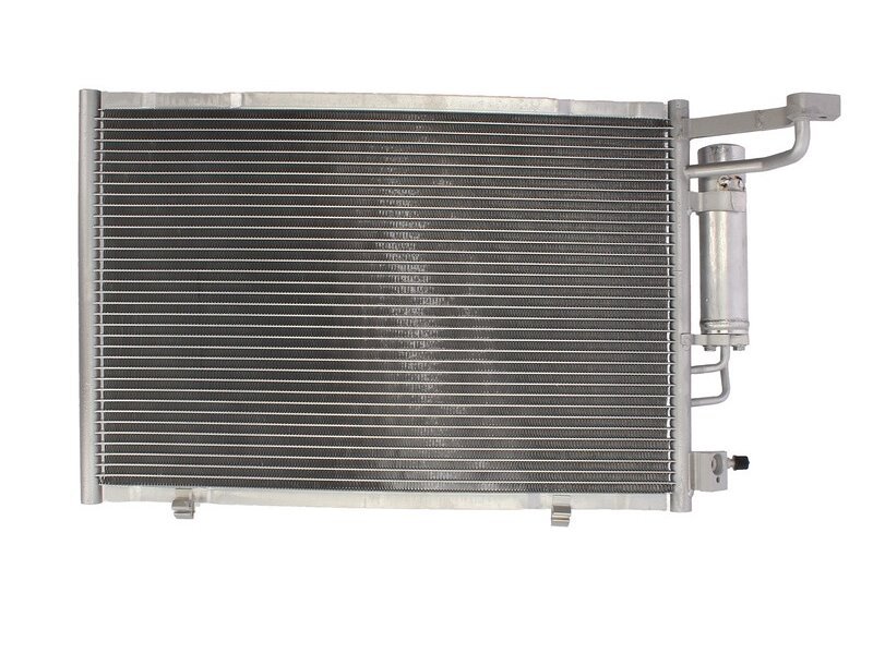 Condensator climatizare Ford B-MAX, 10.2012-02.2013, Fiesta (JA8), 10.2012-02.2013, motor 1.6, 77 kw benzina, cutie automata, full aluminiu brazat, 565(530)x380(353)x16 mm, cu uscator filtrat