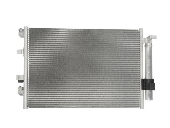 Condensator climatizare Ford C-Max/C-Max Grand, 02.2012-03.2015, motor 1.6, 88 kw benzina, cutie manuala, full aluminiu brazat, 595(550)x400(380)x16 mm, cu uscator filtrat