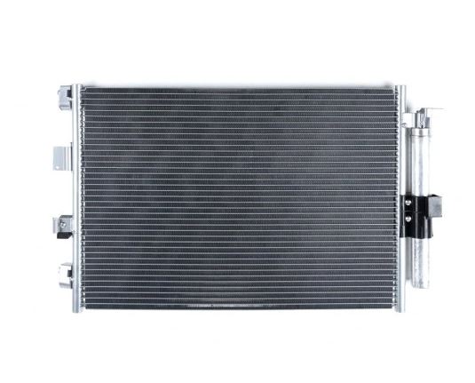 Condensator climatizare Ford C-MAX, 03.2015-; FOCUS, 09.2014-; KUGA/ESCAPE, 09.2016-; TRANSIT/TOURNEO CONNECT, 12.2013- motor 1,5 TDCI; 1,6 TDCI; 1.0/1,6 Ecoboost full aluminiu brazat, 590 (550)x400 (390)x16 mm, cu uscator filtrat