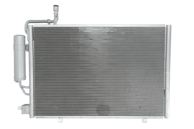 Condensator climatizare Ford Fiesta (JA8), 02.2013-08.2016, motor 1.0, 48 kw/59kw benzina, cutie manuala, full aluminiu brazat, 570(535)x380(355)x16 mm, cu uscator filtrat