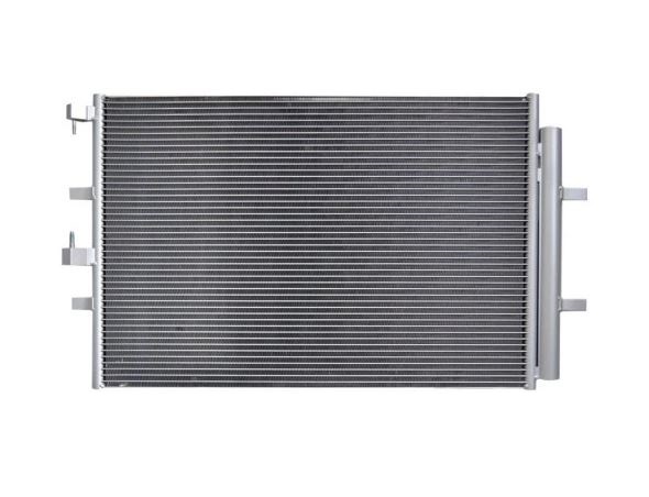 Condensator climatizare Ford Tourneo CUSTOM, Transit Custom 04.2012-, motor 2.2 TDCI, 74 kw/92kw/99kw/114kw diesel, cutie manuala, full aluminiu brazat, 720 (685)x475x12 mm, cu uscator si filtru integrat