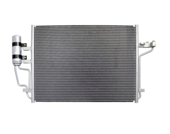Condensator climatizare Ford ESCAPE, 03.2013-, motor 2.0 Ecoboost, 179 kw; ESCAPE, 06.2016-, 2.0 Ecoboost, 183 kw benzina, full aluminiu brazat, 655(620)x472(460)x16 mm, cu uscator filtrat