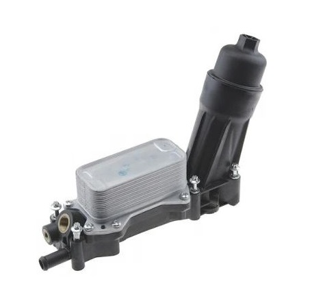 Radiator racire ulei motor, termoflot Chrysler 200, 01.2014-12.2017, motor 3.6 V6, 220 kw, Chrysler 300, 01.2014-12.2017, motor 3.6 V6, 218 kw, benzina, 57x133x51 mm, cu carcasa filtru, din aluminiu