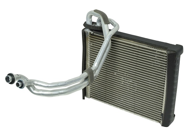 Evaporator aer conditionat Chrysler 200, 2014- model 200, Jeep Cherokee (KL), 2013- motor 2.4, benzina, full aluminiu brazat, 265x210x38 mm, iesire 11, 6 mm, intrare 15, 8 mm, tehnologie cu curgere paralela,