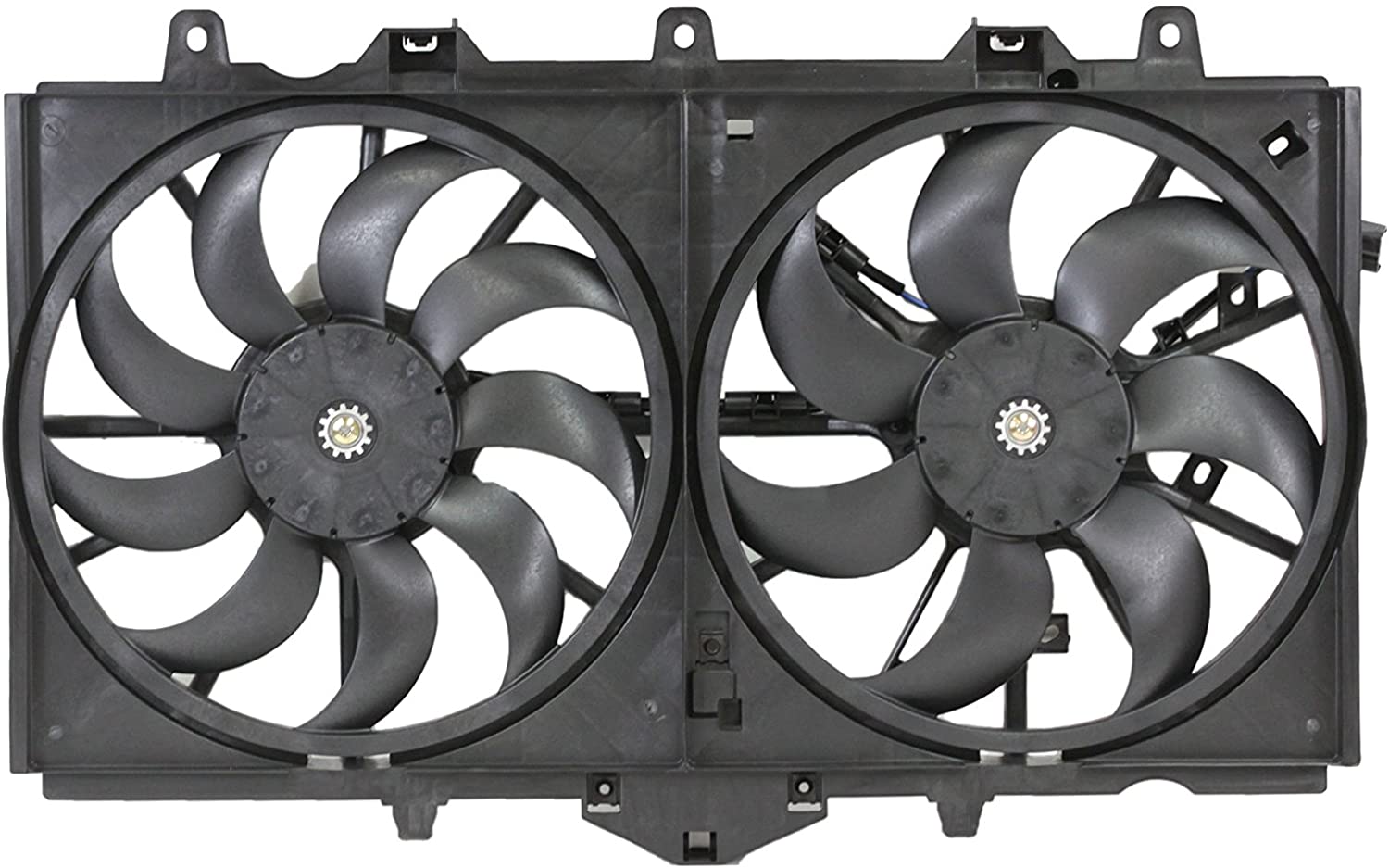 GMV radiator electroventilator Infiniti Q50, 2013-, motor 3.5 V6 Hybrid, benzina/electric, 3.7 V6, benzina, cu AC, 340/340