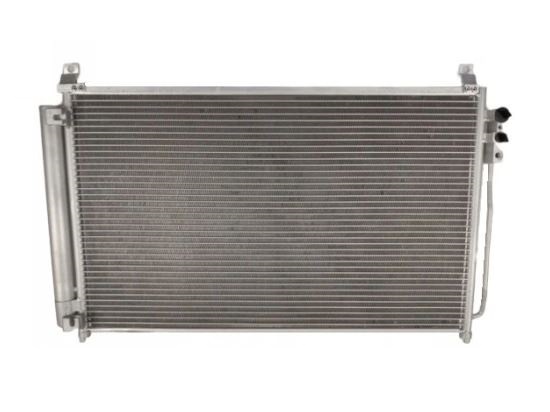 Condensator climatizare Infiniti Q50, 04.2013-, motor 3.5 V6 Hybrid, 225 kw/268 kw benzina/electric, full aluminiu brazat, 665(635)x396x12 mm, cu uscator si filtru integrat