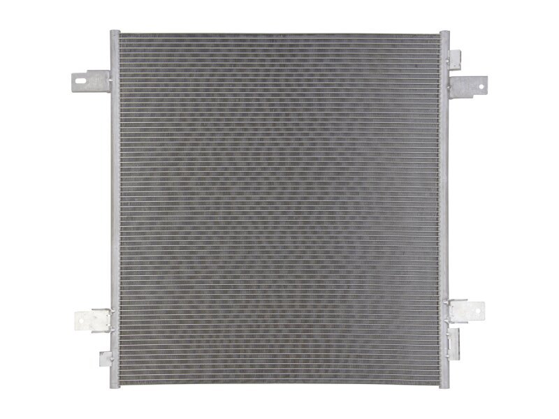 Condensator climatizare Infiniti QX56, 01.2012-, motor 5.6 V8, 294 kw benzina, cutie automata, full aluminiu brazat, 615(570)x640x16 mm, cu radiator de ulei integrat