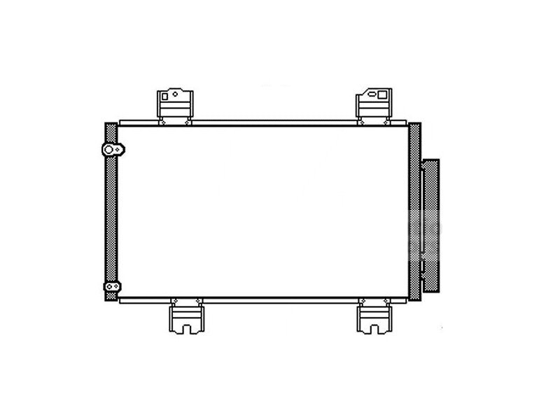 Condensator climatizare Honda Accord, 07.2008-2016, motor 2.2 iCTDI, 110 kw diesel, cutie manuala/automata, full aluminiu brazat, 725(685)x390(370)x16 mm, cu uscator si filtru integrat