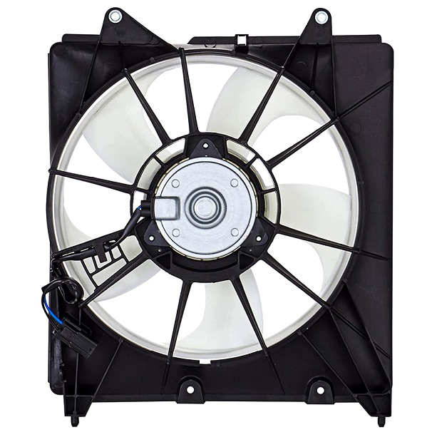 GMV radiator electroventilator Honda FIT, 2015-, motor 1.5, benzina, cutie manuala/automata, 315 mm; 2 pini