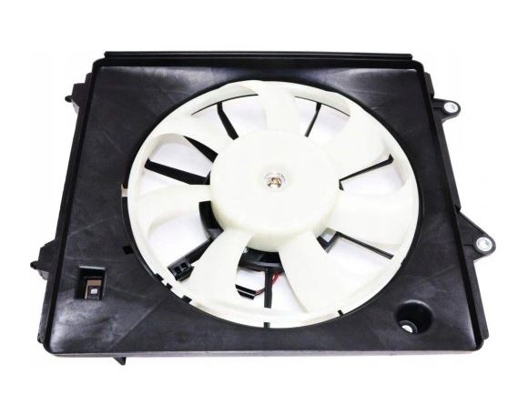 GMV radiator electroventilator Honda FIT, 2015-, motor 1.5, benzina, cutie manuala/automata, 295 mm; 2 pini