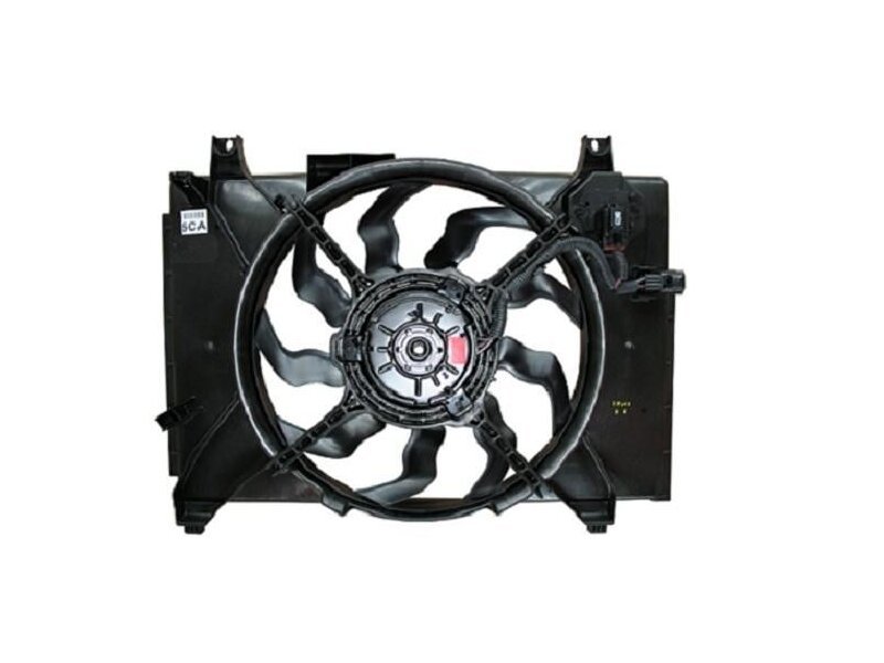 GMV radiator electroventilator Hyundai Accent, 2006-2010, motor 1.5 CRDI, diesel, cu AC, 240 W; 357; 3 pini