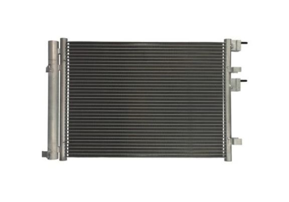 Condensator climatizare Hyundai I20, 09.2008-12.2012, motor 1.2, 57 kw benzina, cutie manuala, full aluminiu brazat, 530(485)x355x17 mm, cu uscator si filtru integrat