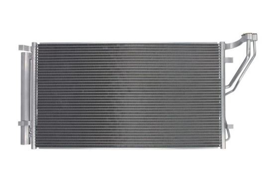 Condensator climatizare Hyundai Sonata, 01.2009-06.2014, motor 2.0 T, 201 kw benzina, cutie automata, full aluminiu brazat, 715(685)x390(375)x12 mm, cu uscator si filtru integrat