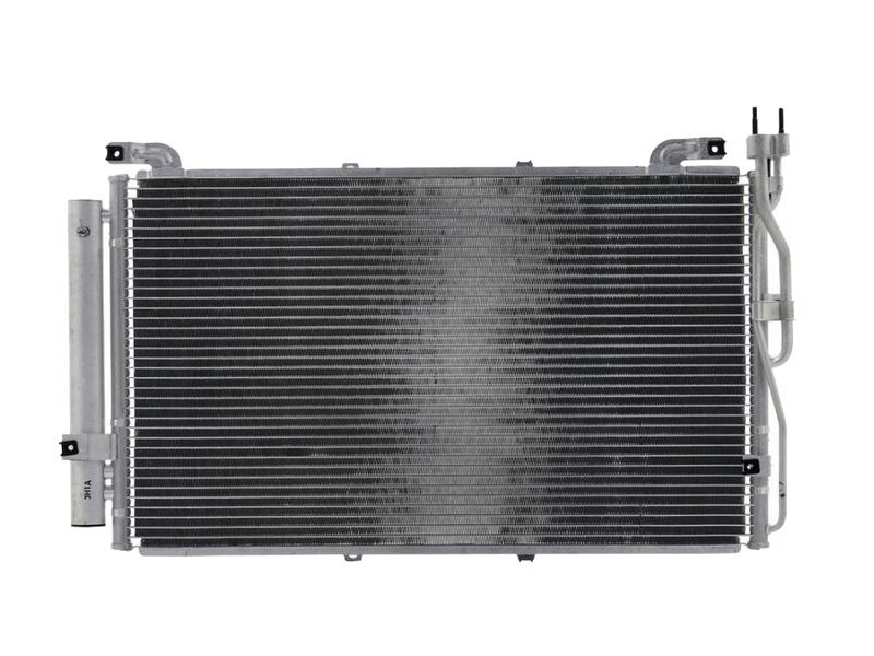 Condensator climatizare OEM/OES Hyundai Matrix, 10.2001-08.2010, motor 1.5 CRDI, 60 kw diesel, , full aluminiu brazat, 650(605)x380(360)x16 mm, cu uscator si filtru integrat